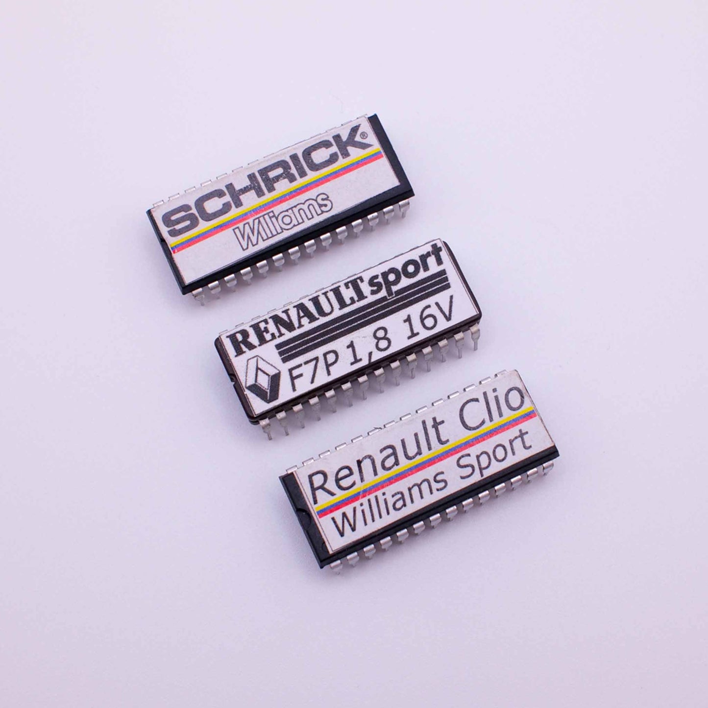Drei EPROMs im Überblick – tuning chips F7P / F7R overview – Renault Clio 16V / Williams / R19