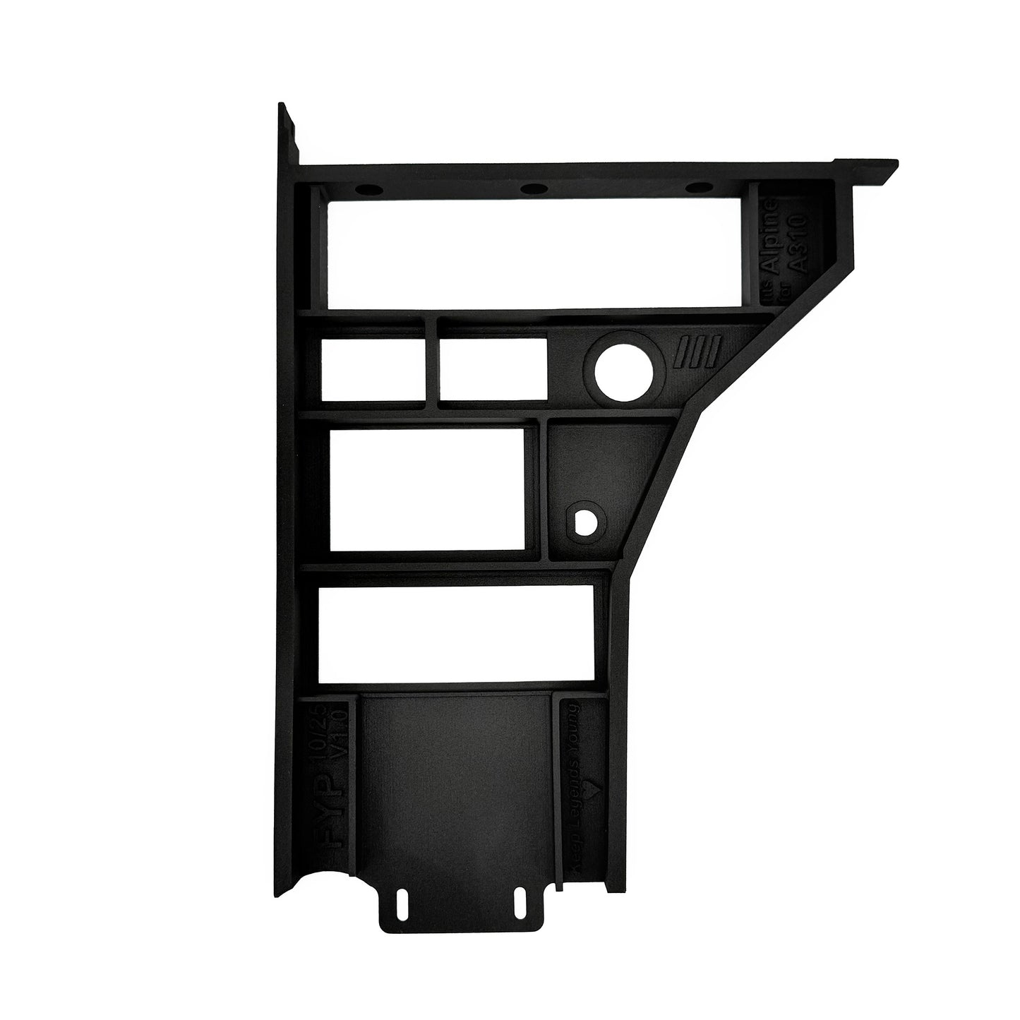Mittelkonsole Alpine A310 Gesamtansicht rueckseite/ Alpine A310 console overall view back