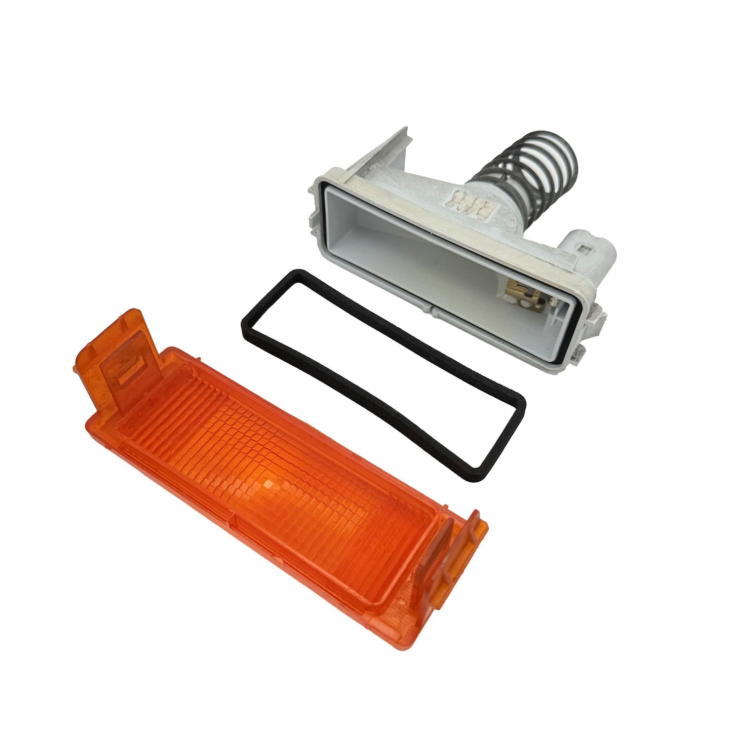 Eingebaute Dichtung im Blinker Renault 19 / Installed indicator gasket Renault 19