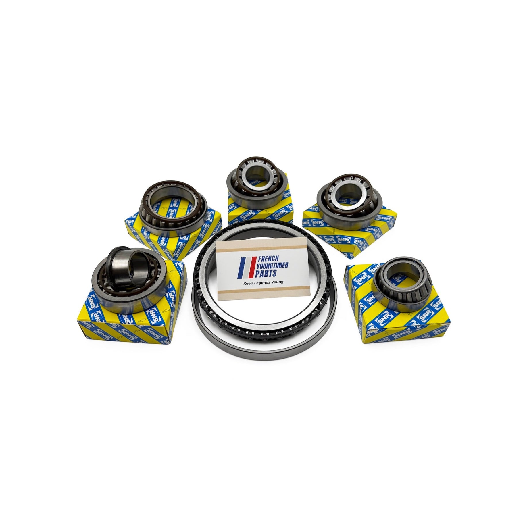 Kegelrollenlager-Satz für JC5 Getriebe 1. Generation / Roller bearing set for JC5 gearbox first generation