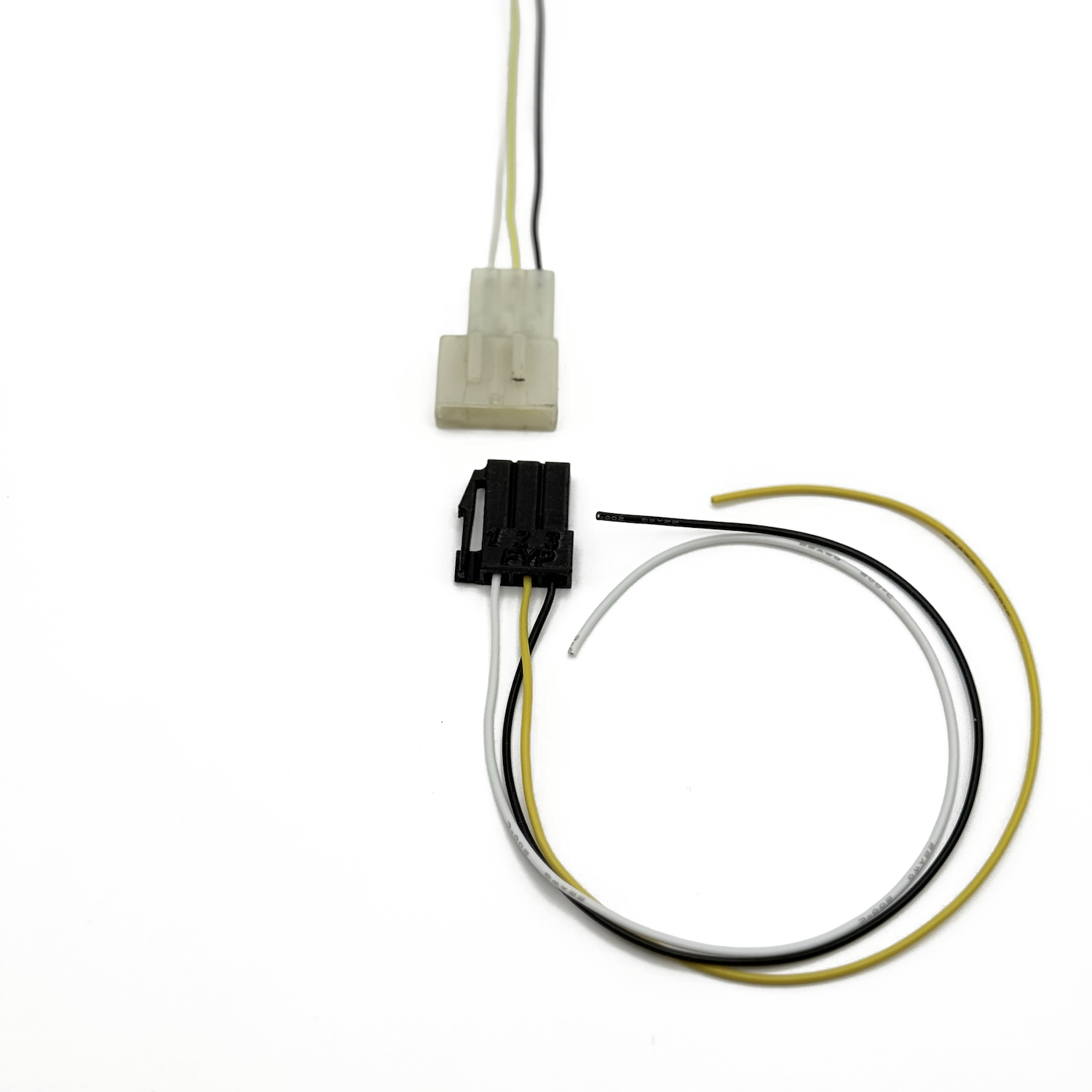Buchse am Sensorstecker der Clio 16V Tachowelle eingesteckt / socket connected to the Clio 16V speedometer cable sensor plug