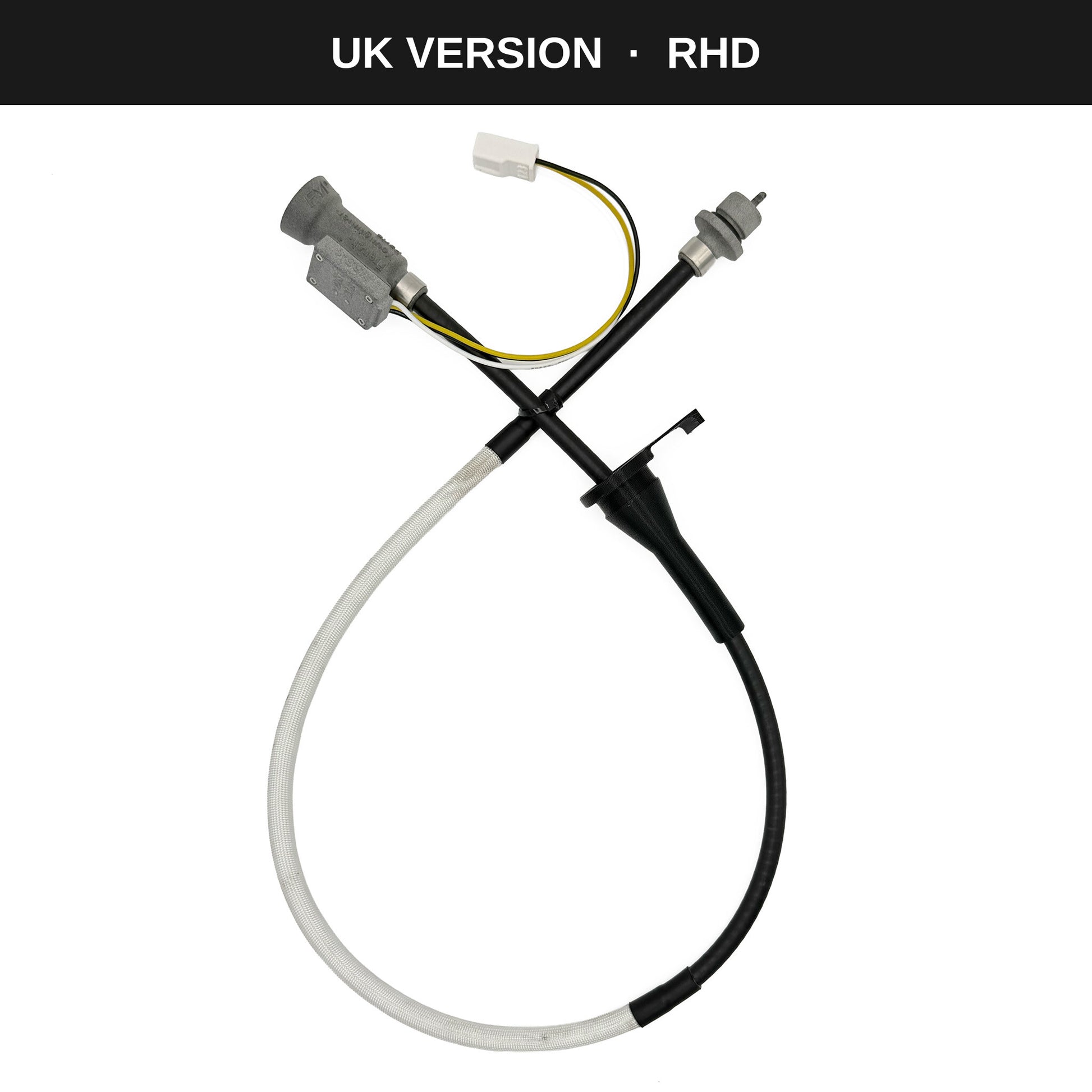 Tachowelle Renault R21 Turbo Rechtslenker UK Version komplett mit Sensor / speedometer cable R21 Turbo right-hand drive UK version with sensor