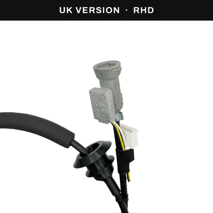 Tachowelle RHD Sensorstecker Detailansicht UK Version / speedometer cable RHD sensor plug close-up UK version